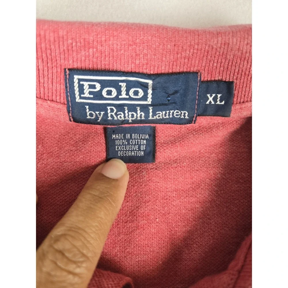 Polo Ralph Lauren Men's Classic Fit Short Sleeve Polo Shirt Red Size XL Emb Pony